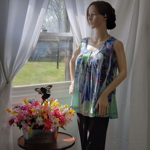 Apt. 9 Royal Tone Blouse - Size L